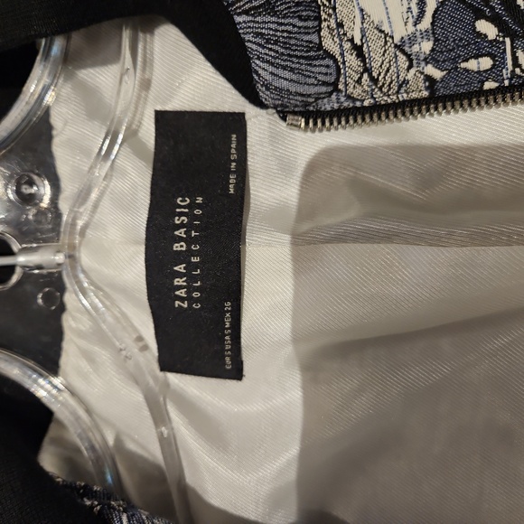 Zara floral bomber jacquard jacket - Picture 9 of 11